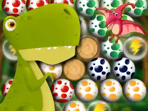 Joc Egg Shooter: Bubble Dinosaur en línia