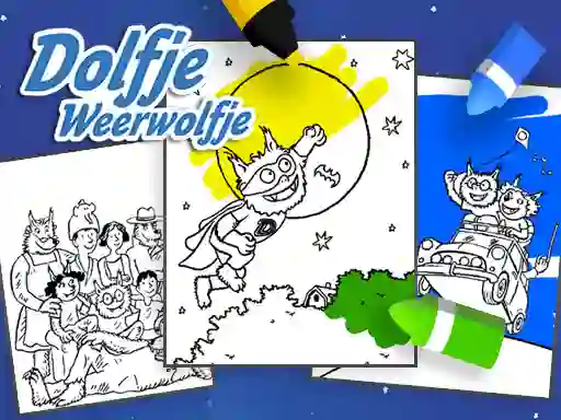 Joc Coloring Alfie The Werewolf en línia