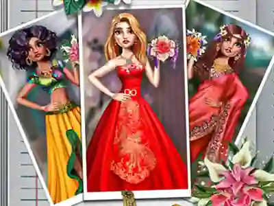 Joc Exotic Wedding Looks en línia