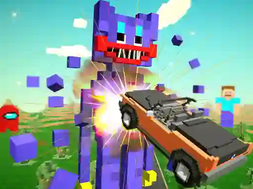 Joc Nubic Stunt Car Crasher en línia