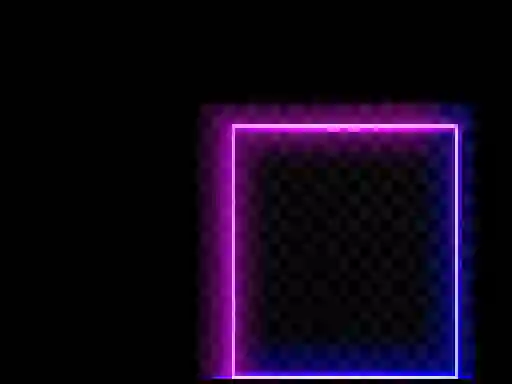 Joc Neon square Rush en línia
