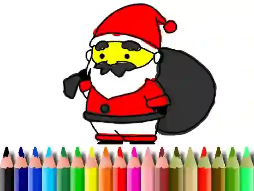 Joc Back To School: Santa Claus Coloring en línia