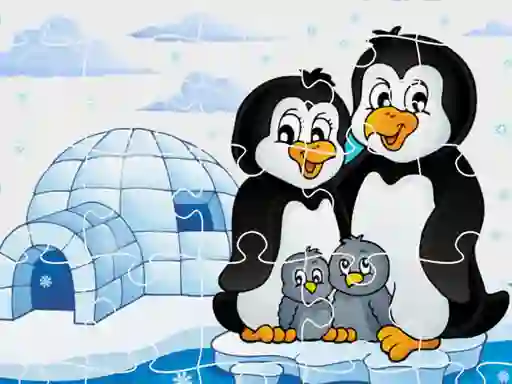 Joc Penguins Jigsaw en línia
