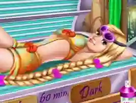 Joc Goldie Princess Tanning en línia