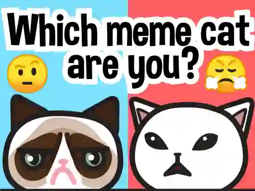 Joc Which Meme Cat Are You? en línia