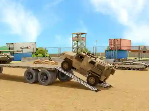 Joc Us Army Car Games Truck Driving en línia