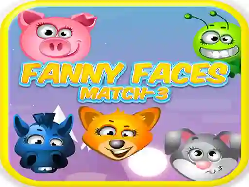 Joc Funny Faces Match-3 en línia