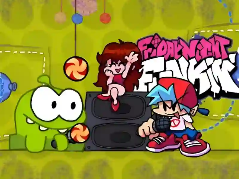 Joc Friday Night Funkin VS Om Nom from Cut The Rope en línia