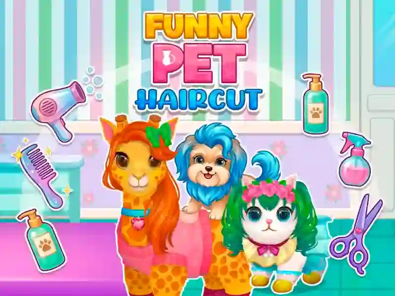 Joc Funny Pet Haircut en línia