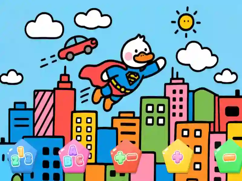 Joc Color By Code Super Duck en línia