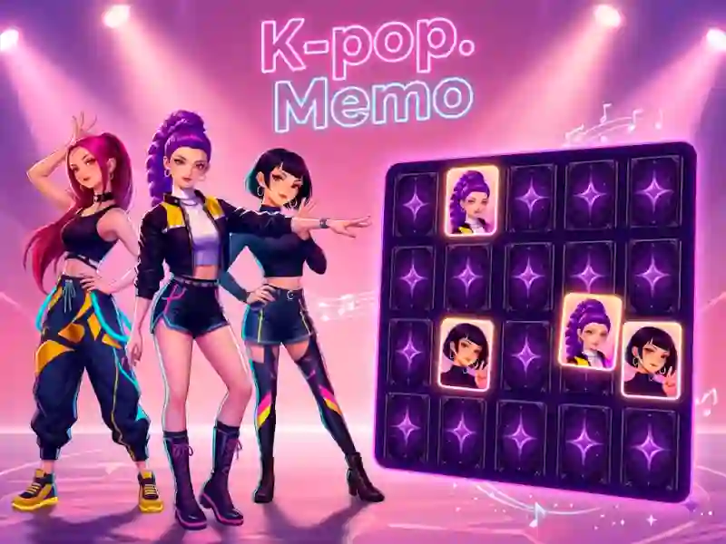 Joc K-pop. Memo en línia