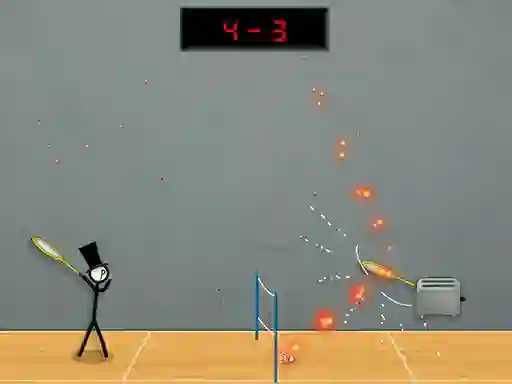 Joc Stick Figure Badminton 3 en línia
