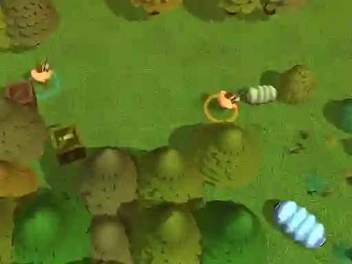 Joc Worms Combat Coop en línia