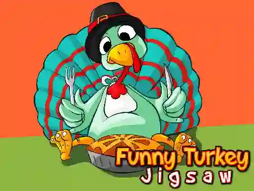 Joc Funny Turkey Jigsaw en línia