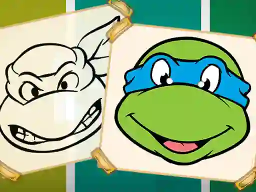 Joc Ninja Turtles Coloring Book en línia