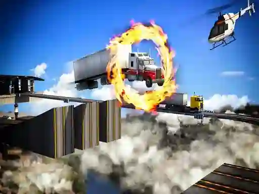 Joc Impossible Truck Driving Stunt Track Parking en línia