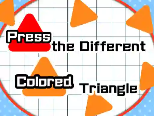 Joc Press The Different Colored Triangle en línia