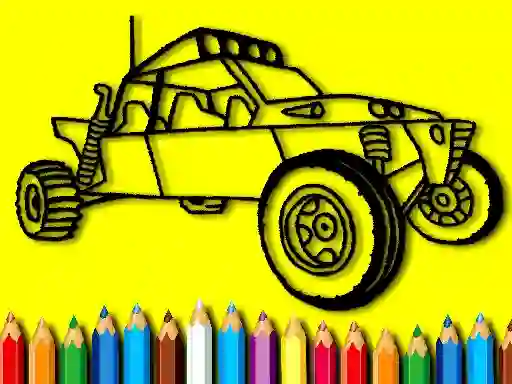 Joc Back To School: Rally Car Coloring Book en línia