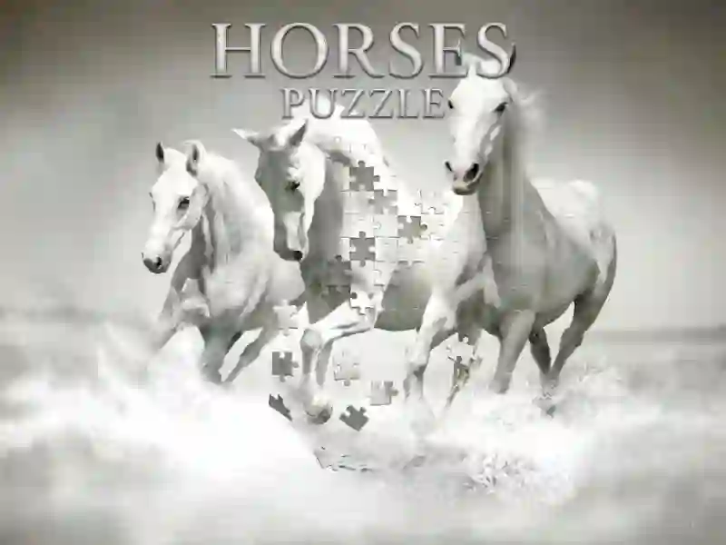 Joc Horses Puzzle en línia