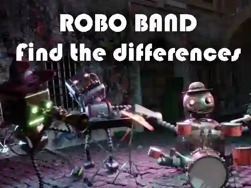 Joc Robot Band - Find the Differences en línia