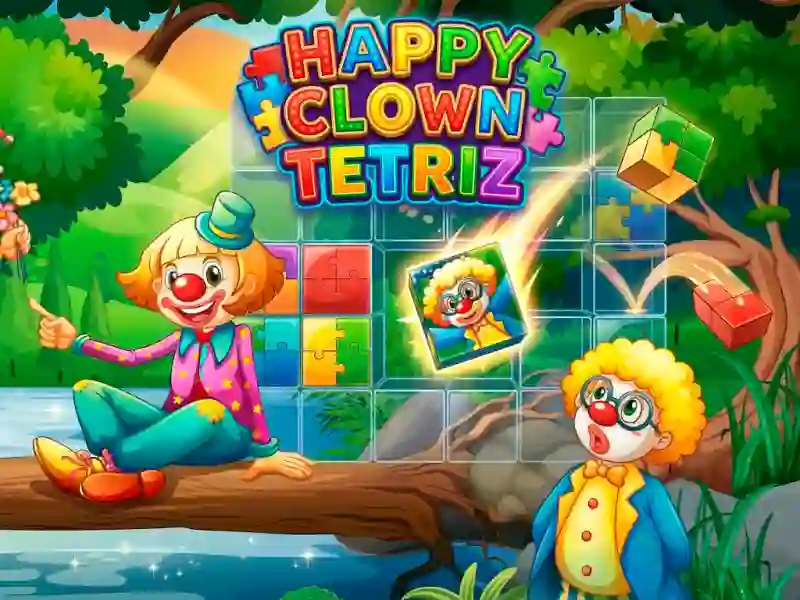 Joc Happy Clown Tetriz en línia