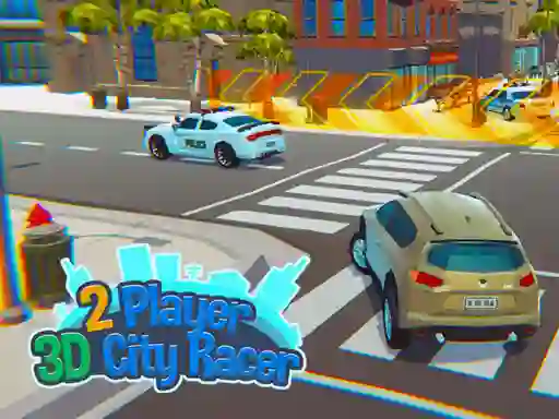 Joc 2 Player 3D City Racer en línia