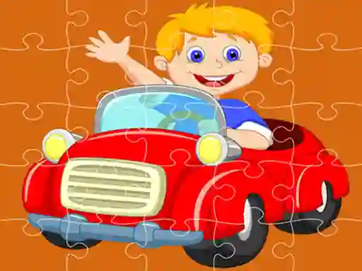 Joc Pedal Cars Jigsaw en línia