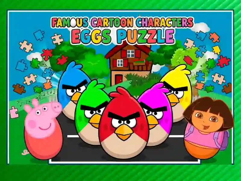 Joc Famous Cartoon Characters Eggs en línia
