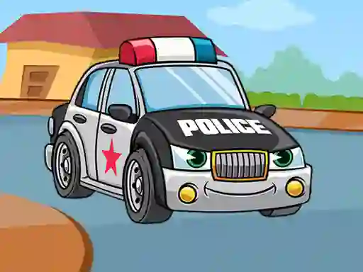 Joc Police Cars Jigsaw en línia