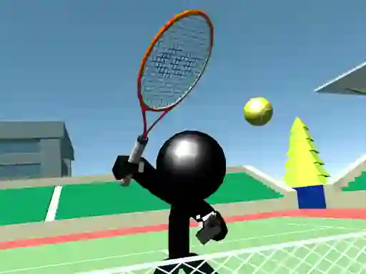 Joc Stickman Tennis 3D en línia