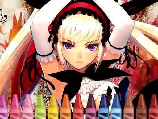 Joc 4GameGround Anime Manga Coloring en línia