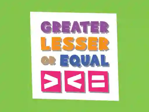 Joc Greater Lesser Or Equal en línia