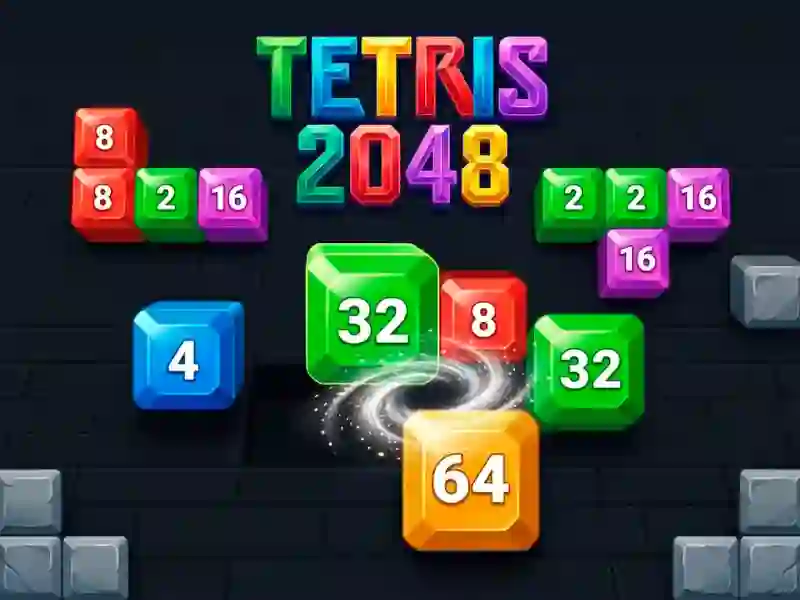 Joc Tetris 2048 en línia