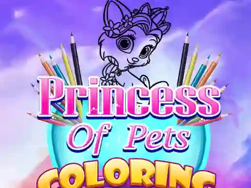 Joc Princess Of Pets Coloring en línia