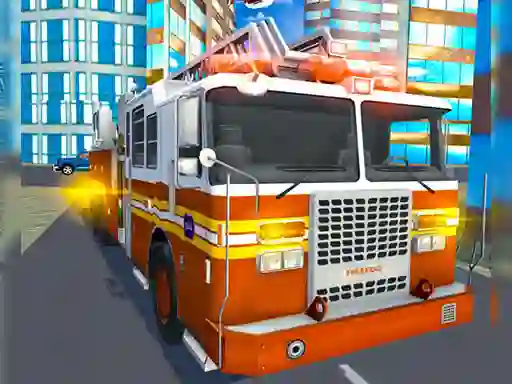 Joc Fire City Truck Rescue Driving Simulator en línia