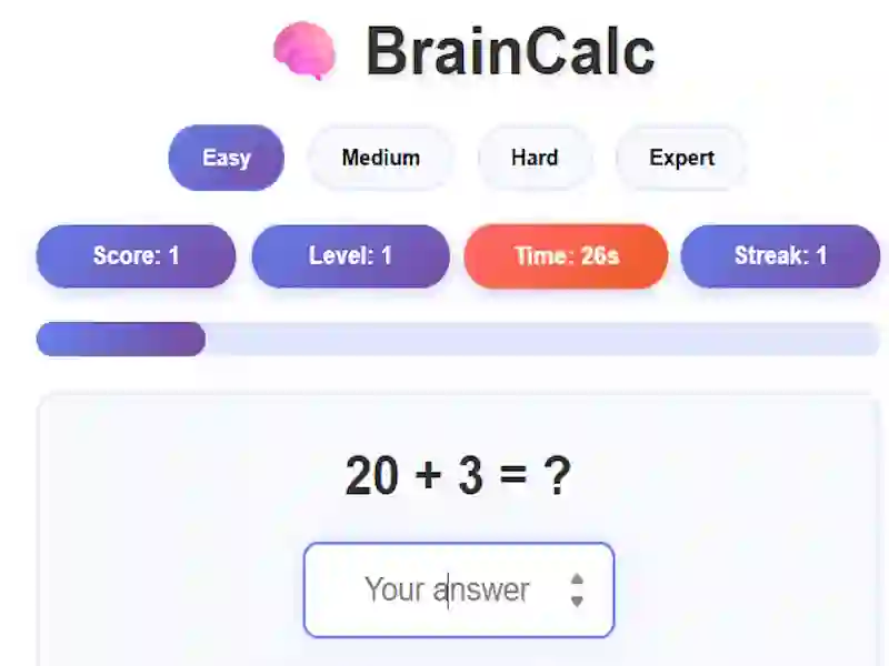 Joc BrainCalc en línia