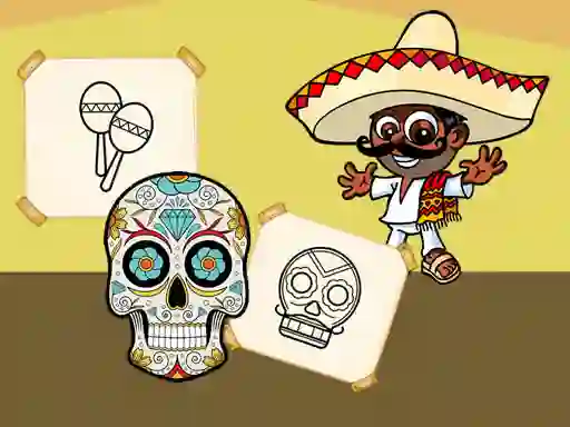 Joc Crazy Mexican Coloring en línia