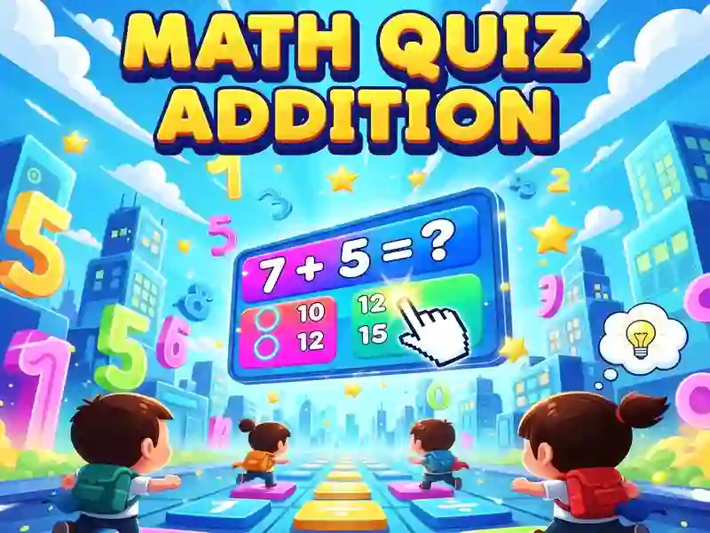 Joc Math Quiz Addition en línia