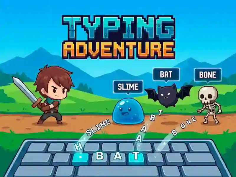 Joc Typing Adventure en línia
