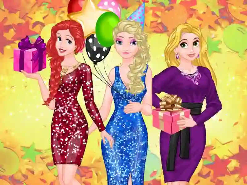 Joc Frosty Princess Party Surprise en línia