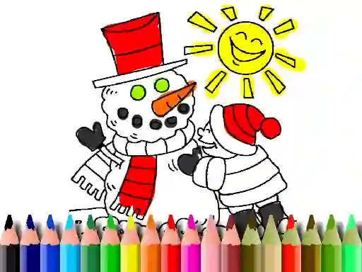 Joc Back To School: Winter Time Coloring en línia