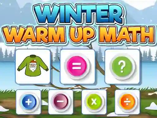 Joc Winter Warm Up Math en línia