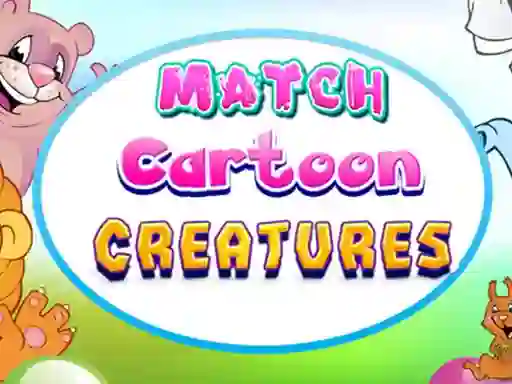 Joc Match Cartoon Creatures en línia