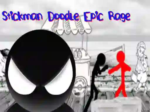 Joc Stickman Doodle Epic Rage en línia