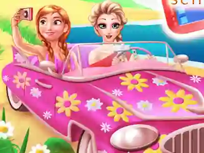 Joc Princesses Road Trip Fun en línia