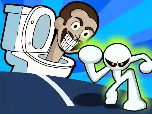 Joc Stickman vs Skibidi Toilet en línia