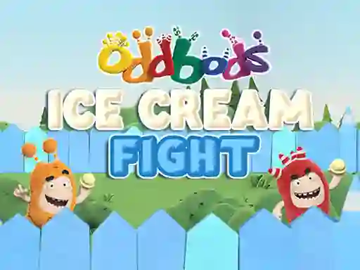 Joc Oddbods Ice Cream Fight en línia
