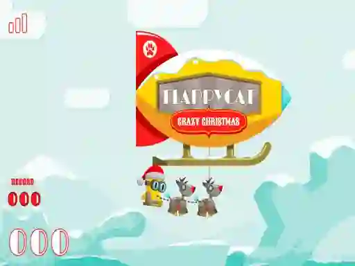 Joc FlappyCat Crazy Christmas en línia