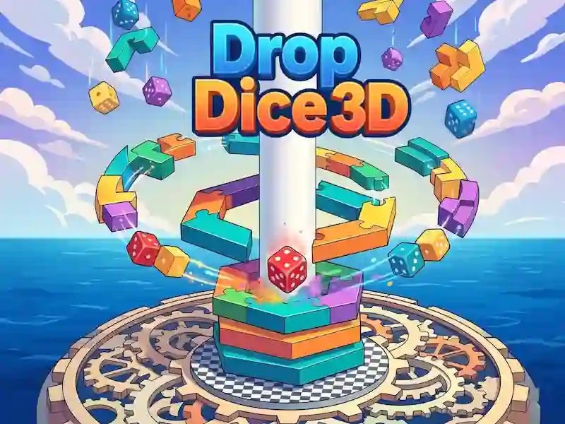 Joc Drop Dice 3D en línia