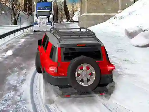 Joc Heavy Jeep Winter Driving en línia